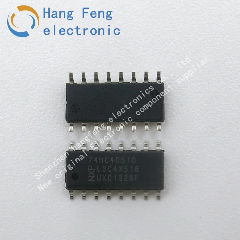 10 шт. 74HC4051D 8-канальный аналоговый мультиплексор SOP-16 новый оригинальный 74HC4051 |