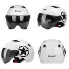 Универсальный мотоциклетный полулицевой Летний шлем, солнцезащитный экран, фотообъектив для шлема, фотопленка