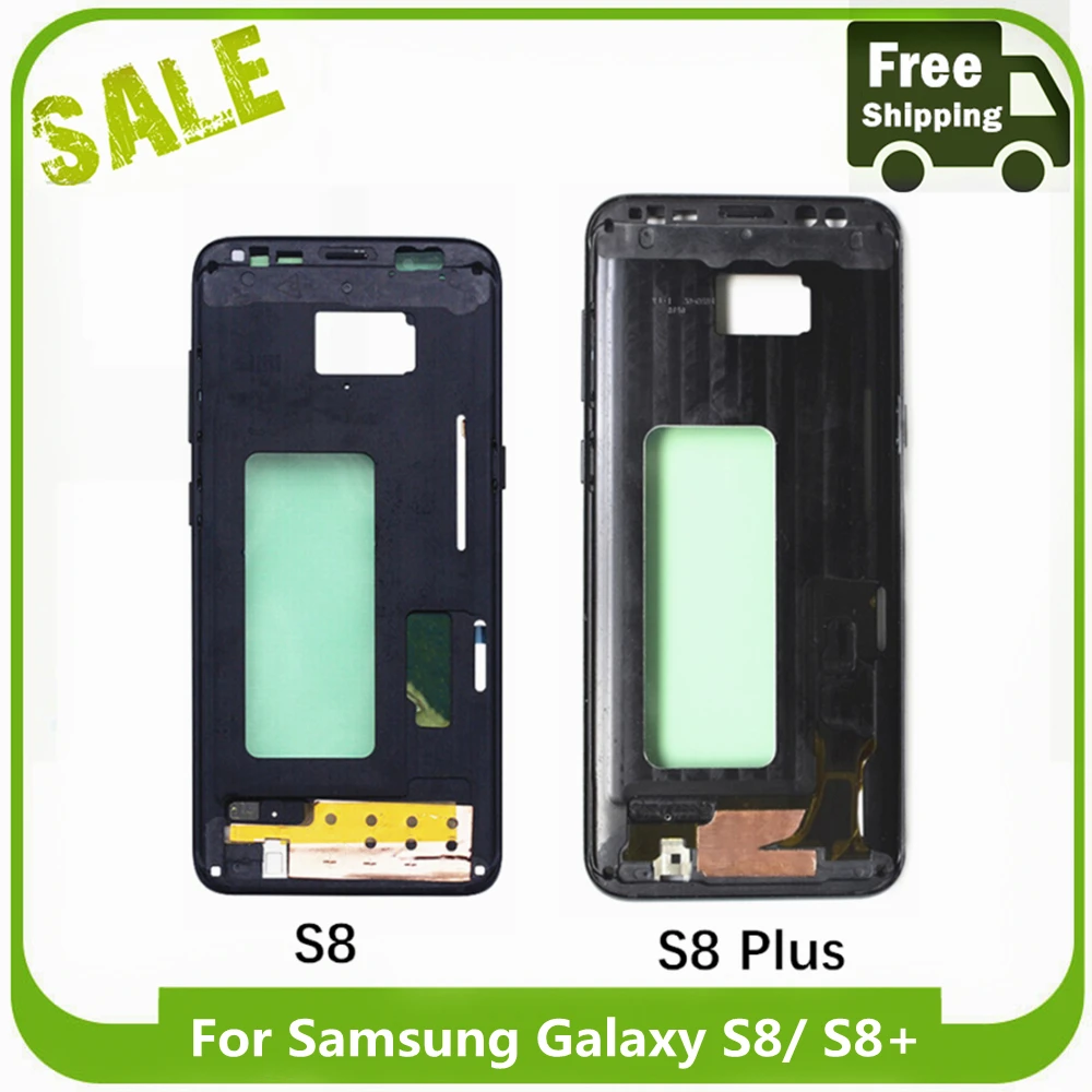 

Средняя Рамка Металлическая средняя пластина корпус ободок для Samsung Galaxy S8 G950 G950F средняя рамка пластина ободок для Samsung S8 Plus G955F