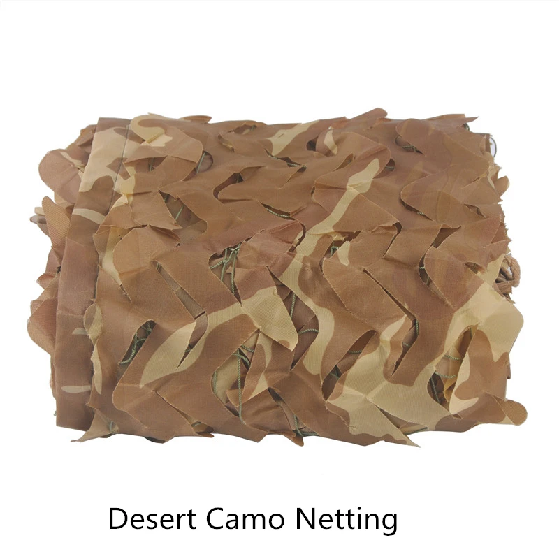 Desert 1,5 м* 4 м домашние садовые беседки камуфляжная сетка военный автомобиль крышка Кемпинг Охота навес палатки для праздников солнцезащитный камуфляж сетка - Цвет: Desert