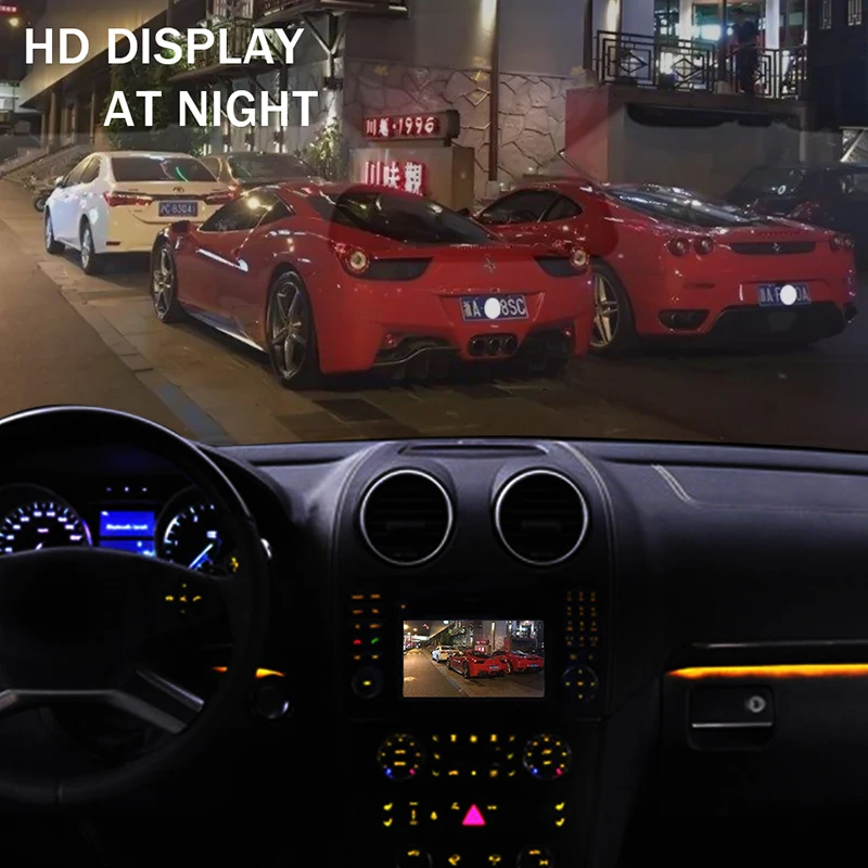 Автомобильный видеорегистратор 1080P HD с функцией ночного видения Android USB угол