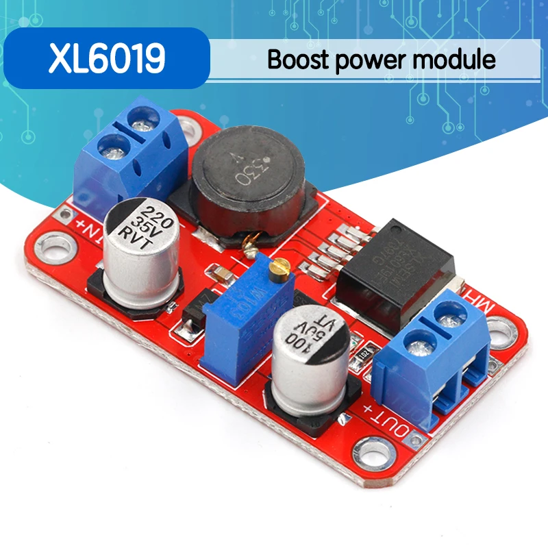5A DC шаг вверх Мощность модуль повышающий преобразователь напряжения 3 V 35V 5V 6V 9 В 12
