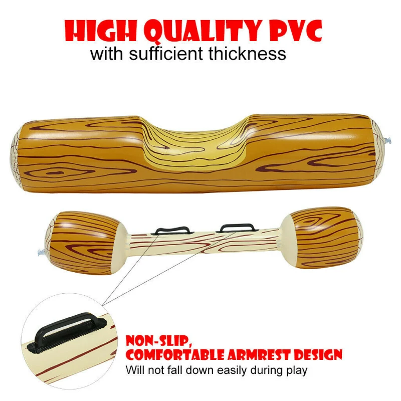 

2 Pairs Fun Summer Log Flume Joust Swimming Pool Inflatable Float Game Set Toy Adult Children Game Raft.