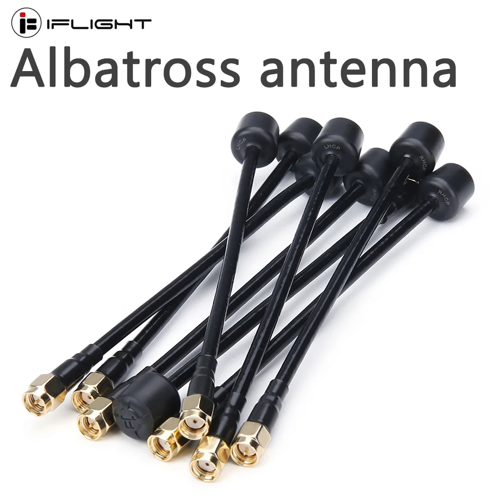 IFlight Albatross SMA/RP SMA антенна передачи изображения FPV Sky side RC 1 шт. собранная вращающаяся