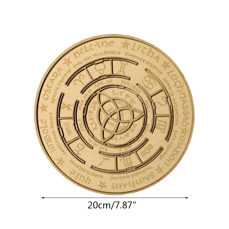 

Деревянная доска-маятник со звездами, доска для гадания, металлическая доска для объявлений о ведьме, виккане, алтарь для начинающих D0LB