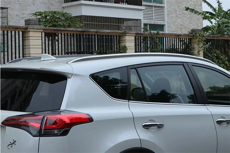 Багажник на крышу для ТОЙОТА RAV4 2013-2018 из алюминиевого сплава рельсы бар багаж
