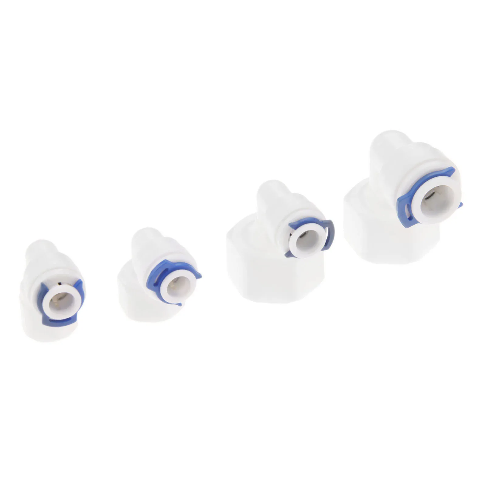 5Pcs Elbow 1/4" OD Hose 1/2" 1/8" BSP Female Thread Pipe Quick RO Water Fitting Osmose Reversa Aquario Connector |
