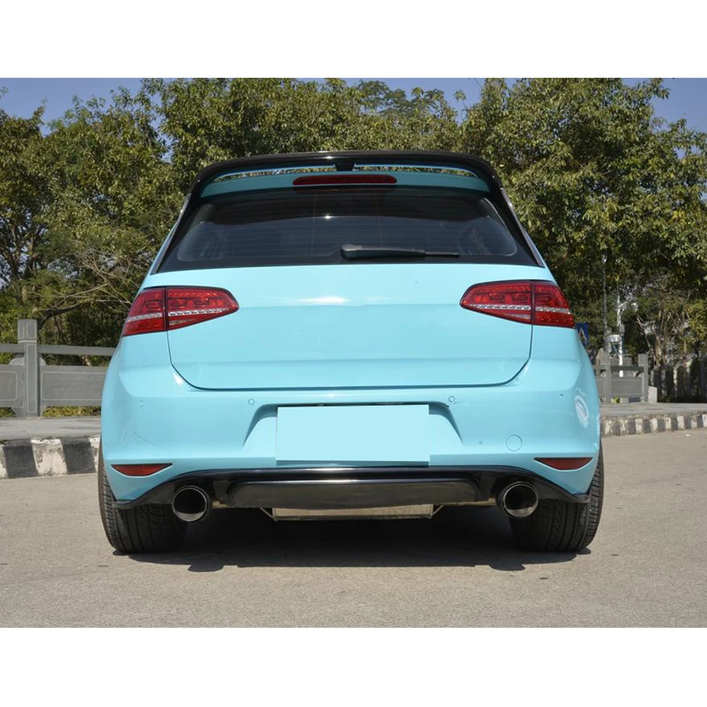 ПУ задний диффузор для губ Бампер протектор VW GOLF 7 MK7 GTI хэтчбек 14 16 не подходит R/Rline