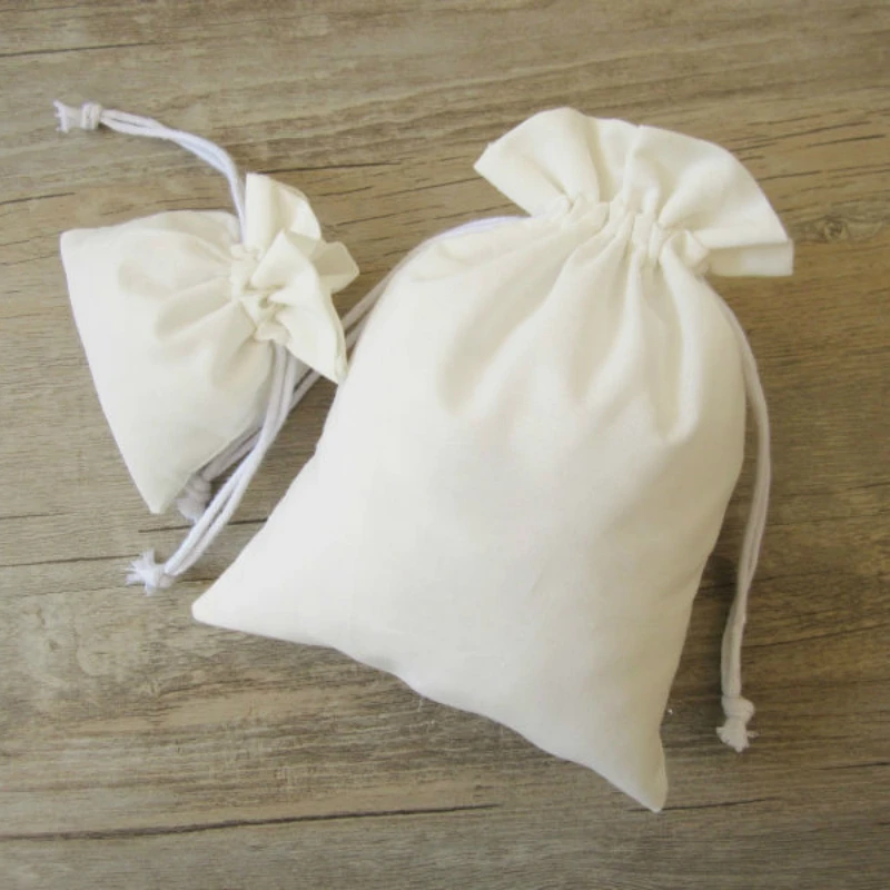 50 шт. тканевые Сумки на шнурке упаковочные саше для макияжа свадебных вечеринок