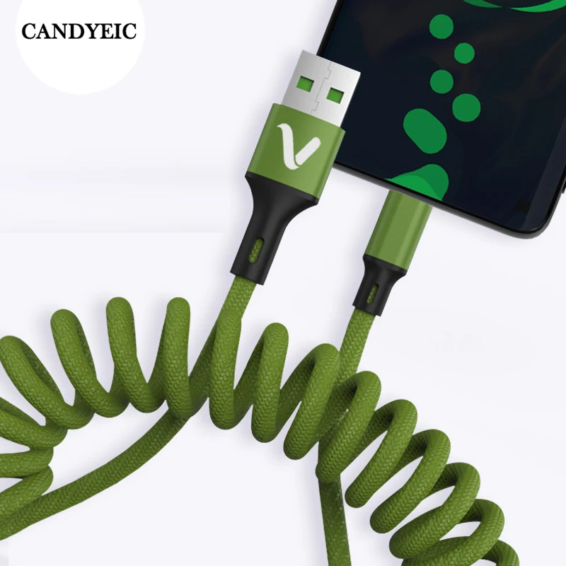 USB кабель CANDYEIC 5A Type C для Samsung S20 Huawei P40 Xiaomi 10 Redmi K30 Pro телефона шнур iPhone 9