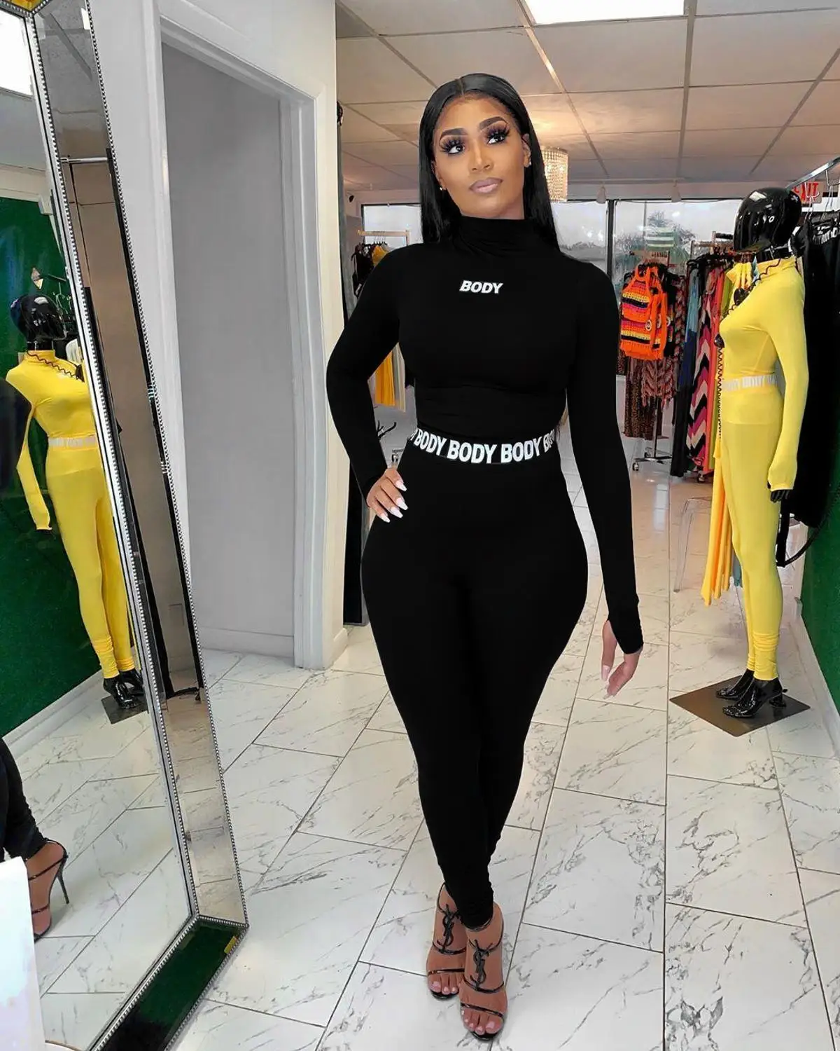 

women sexy fitness 2 piece set women suits sportwear summer outfits long sleeve crop top and leggings ladies tracksuit female