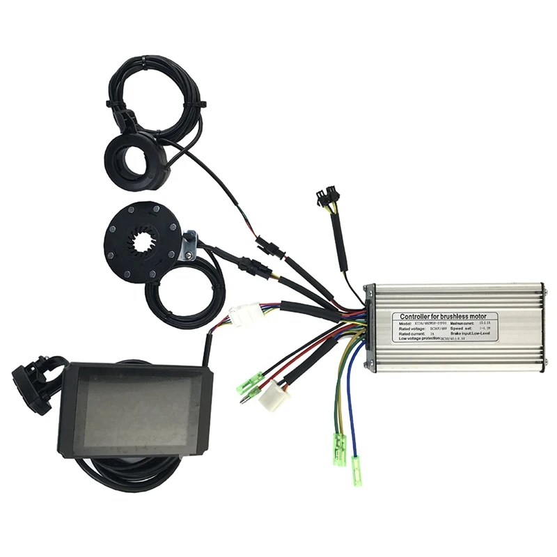 

HOT 36V/48V 15A Brushless DC Motor Ebike Controller,15A Controller +KT-LCD8H Display One Set,for 250W Kit