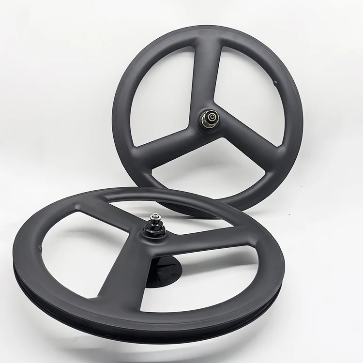 

22inch wheels, carbon fiber, three-knife wheels, 451 wheelset ultralight folding bikes, 451 V brake wheels