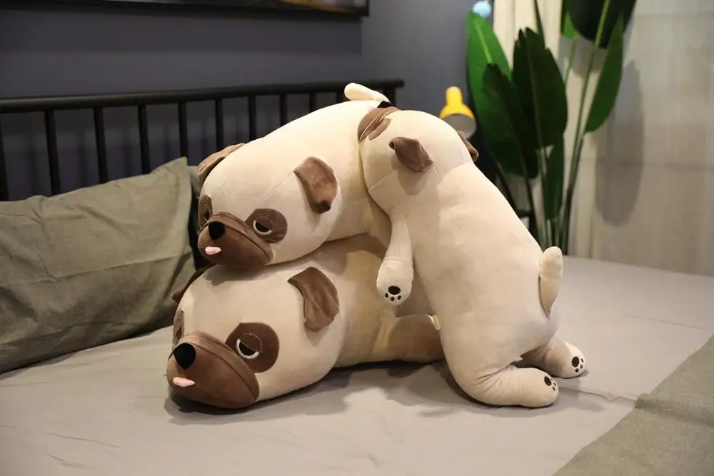 Хит продаж 55 см 85 большой размер новые милые животные Kawaii мопса плюшевые игрушки