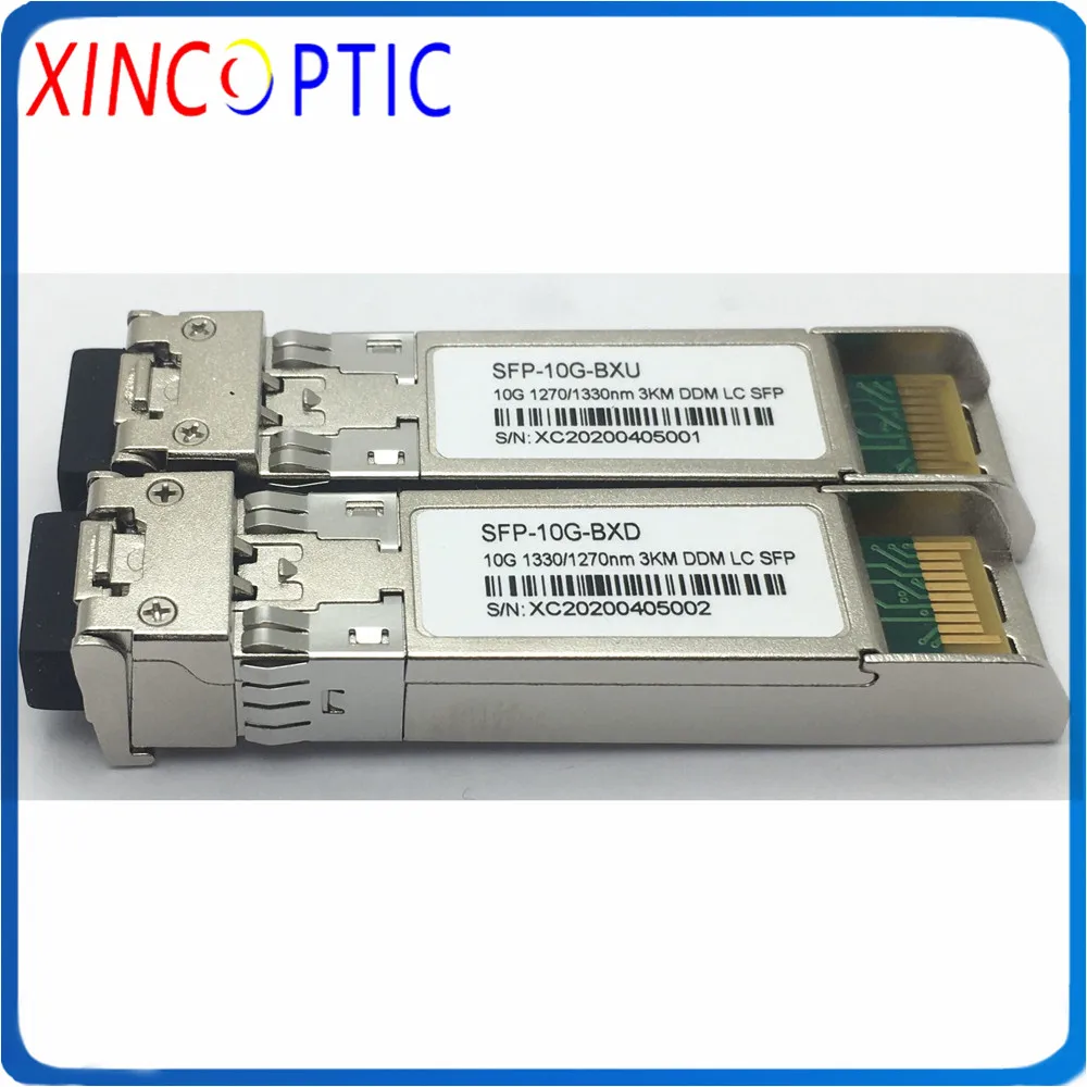 10G 3KM SFP + флэш-модуль BIDI Tx1270nm/Rx1330nm 3km s Sinlge Mode LC UPC оптические трансиверы | Мобильные