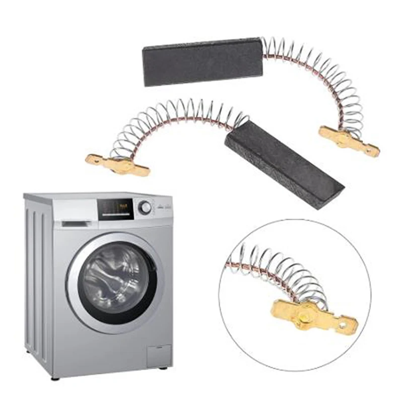 1Pc Motor Carbon Brushes Washing Machine Replacement Parts 36x12.5x5mm