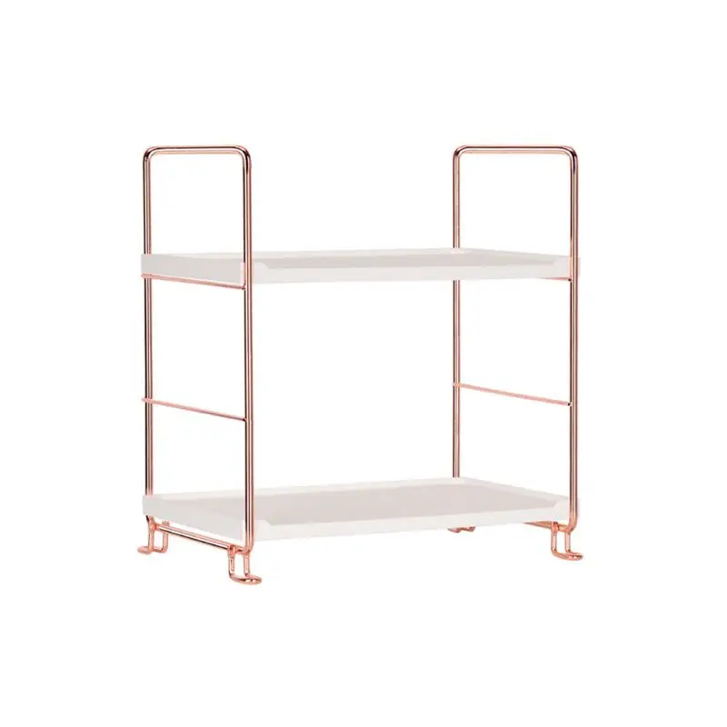 2-уровневый Многофункциональный Штабелируемый органайзер для ванной комнаты |