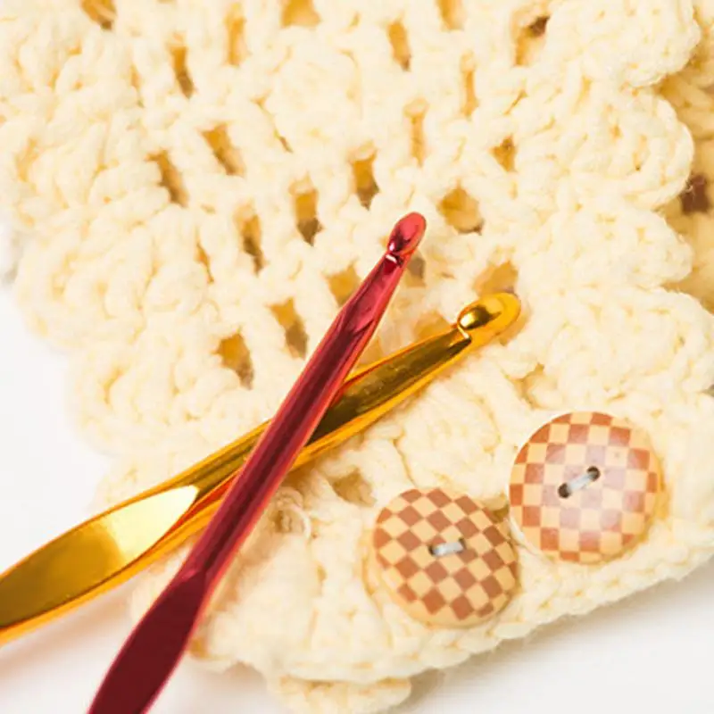 2019 100 шт. Алюминий вязальный крючок Вязание иглы Швейные Инструменты Набор свитер