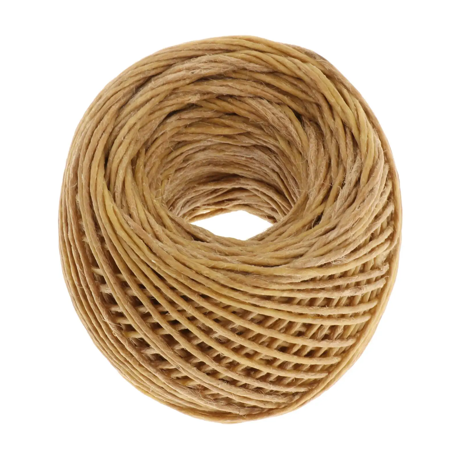 Organic HempWick Natural Beeswax Coating Candle Wick DIY Crafts Natural Fiber 61m/200ft Length