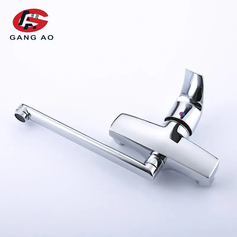 Смеситель кухонный настенный с креплением на раковину|Смесители для ванны| |