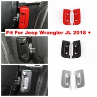 rear sear inner door lock buckle decoration cover trim fit for jeep compass 2017 2018 2019 2020 2021 accessories interior kit