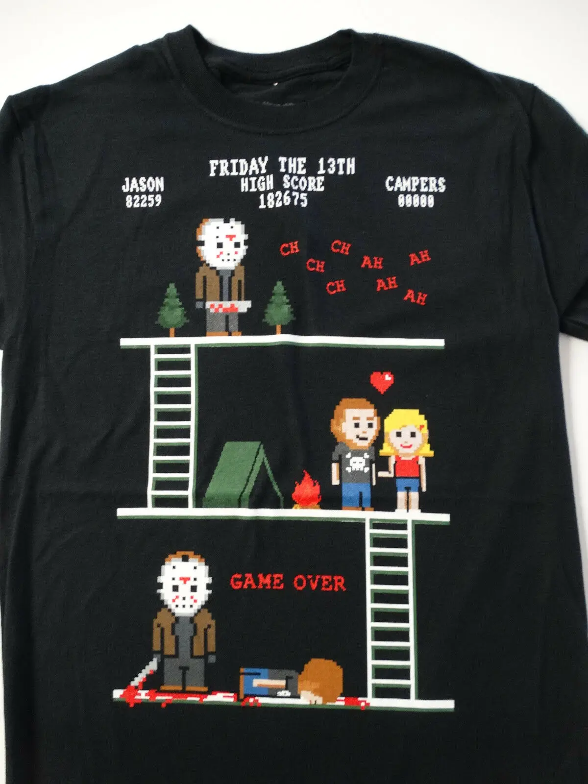 Футболка Джейсон Вурхиз из фильма Friday The 13th Horror Movie|Мужские футболки| |