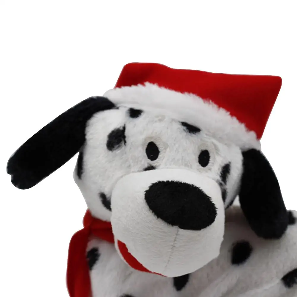 Рождественский Новый стиль милый пение танцующий щенок плюшевая игрушка