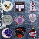 Красивые натуральные цветы и звезды, оригинальный значок с отворотом, джинсовая куртка, рюкзак, значок с подарком друзьям и фанатам