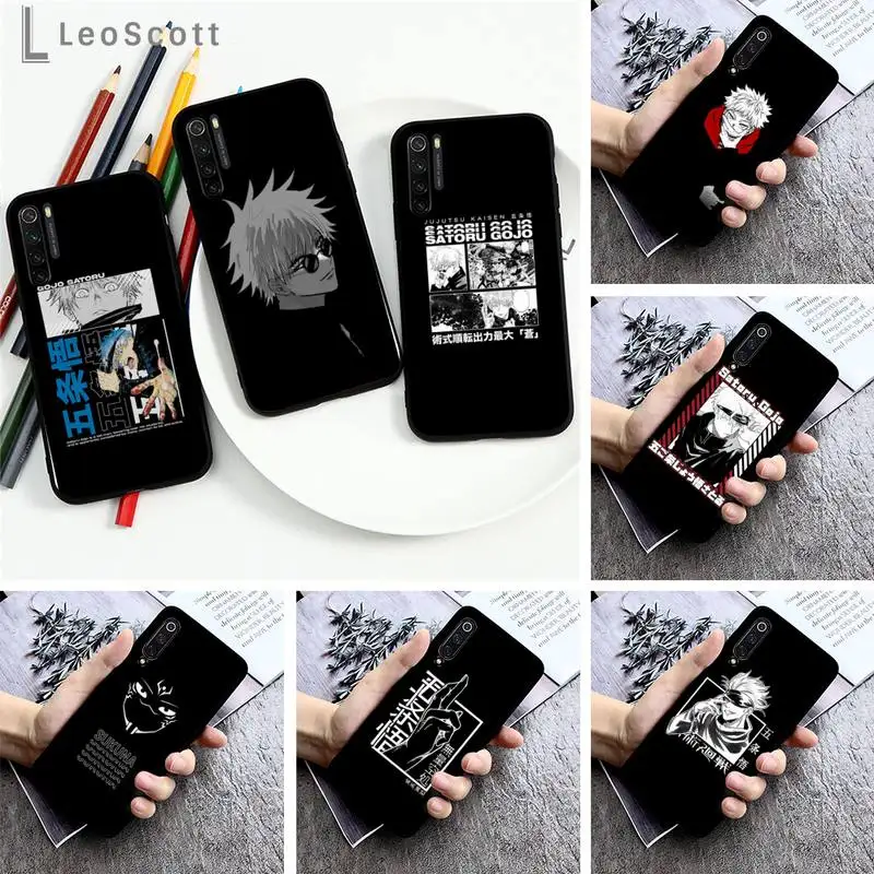 

Jujutsu Kaisen Phone Case For Xiaomi Redmi note 7 8 9 pro 8T 9S Mi Note 10 Lite pro
