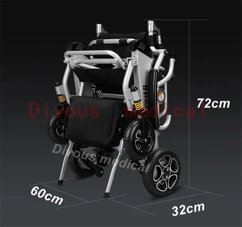 Бесплатная доставка популярные сверхлегкие складные электрические колесные