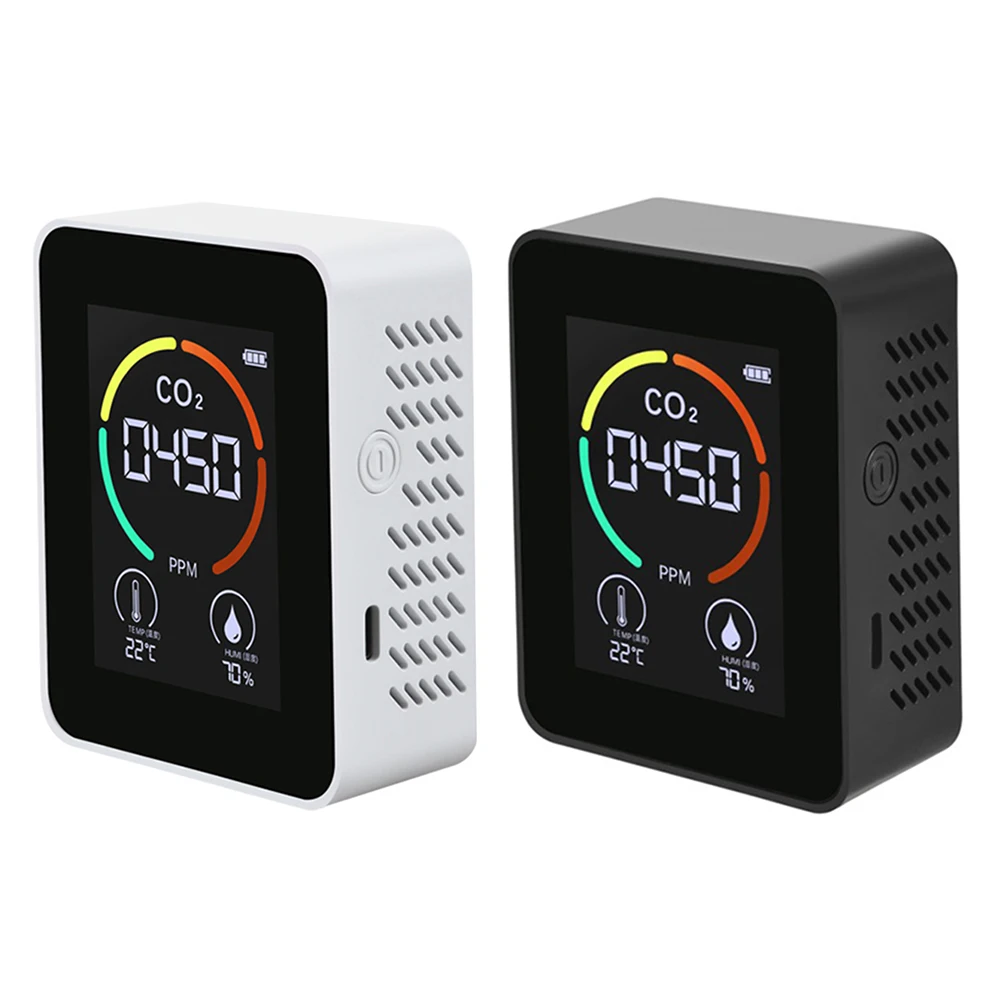 

Портативный датчик, тестер углекислого газа, цифровой детектор CO2, устройство для измерения температуры и влажности, анализатор