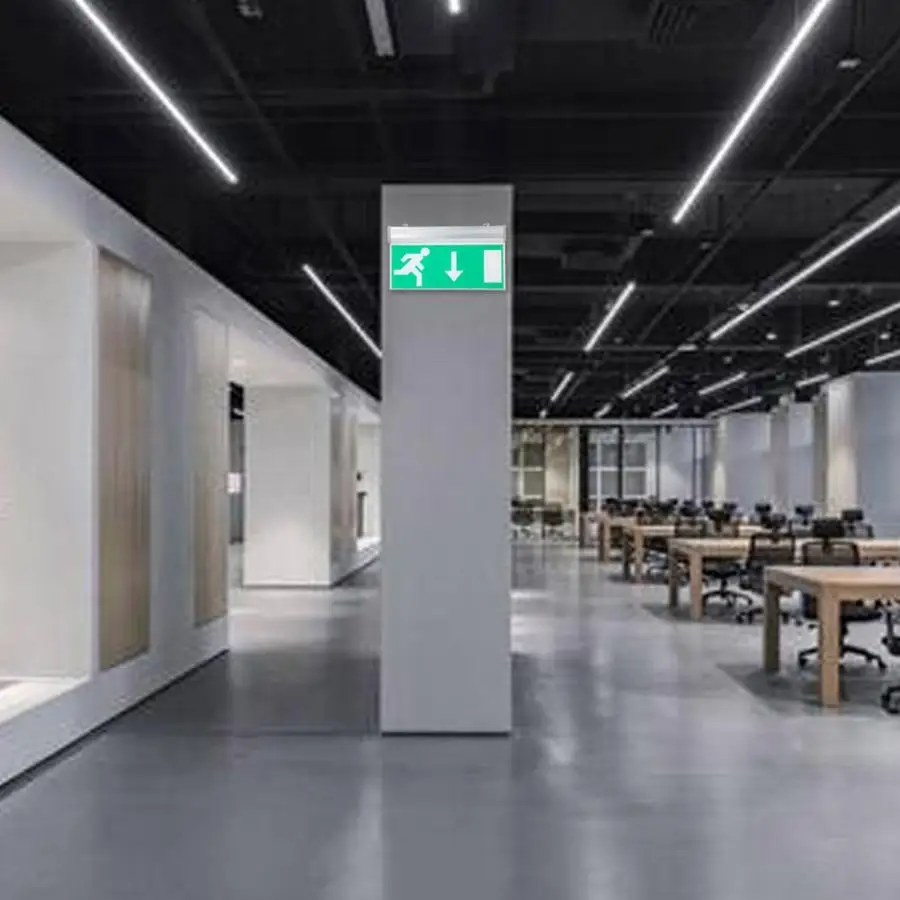 Акриловый светодиодный подсветка аварийного выхода знак безопасности индикатор