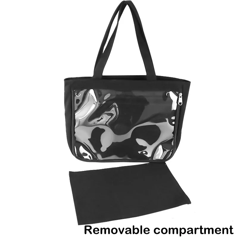 Ita Bag Japan Style Transparent Jelly Bags For Women Lolita Girls Clear PVC Ita Bag Shoulder Itabag Handbag Large Capacity