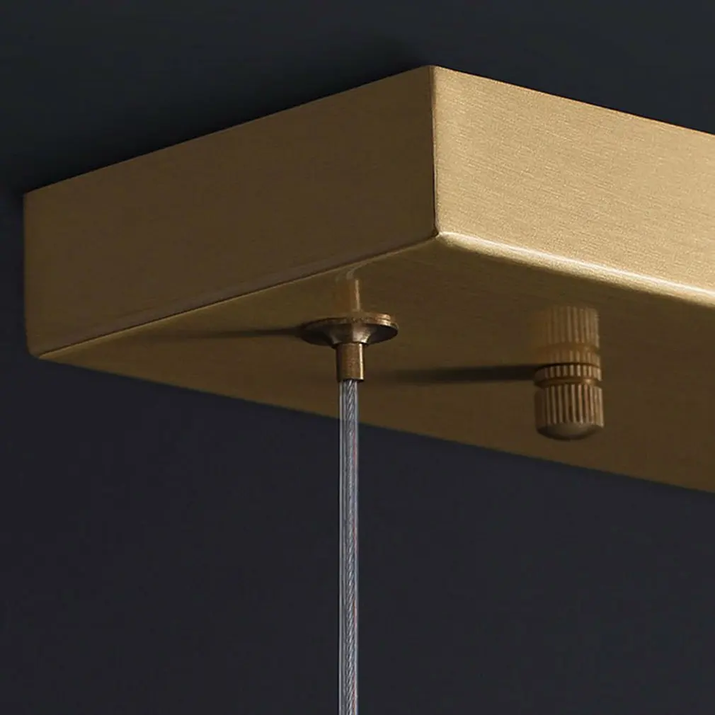 Подвесные светильники для спальни светодиодная полностью латунная хрустальная