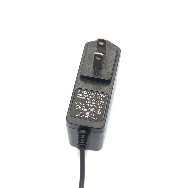 

power adapter input 100 240v ac 50\/60hz DC 5.5*2.1mm DC ac dc12v 1a power adapters for CCTV Camera