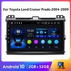 Android 10,1 для Toyota Land Cruiser Prado 120 2004 - 2009 автомобильное радио, мультимедийный видеоплеер, навигация GPS No 2din 2 din dvd