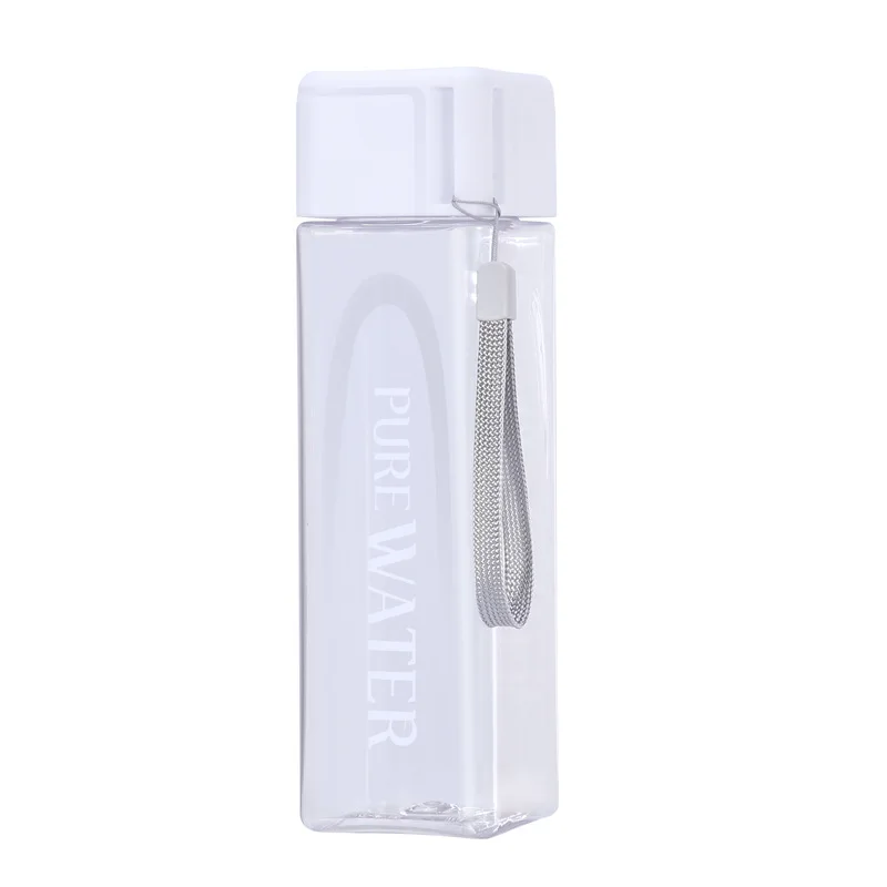 Новая квадратная чашка для чая молока фруктов воды 480 мл бутылок с водой питьевая