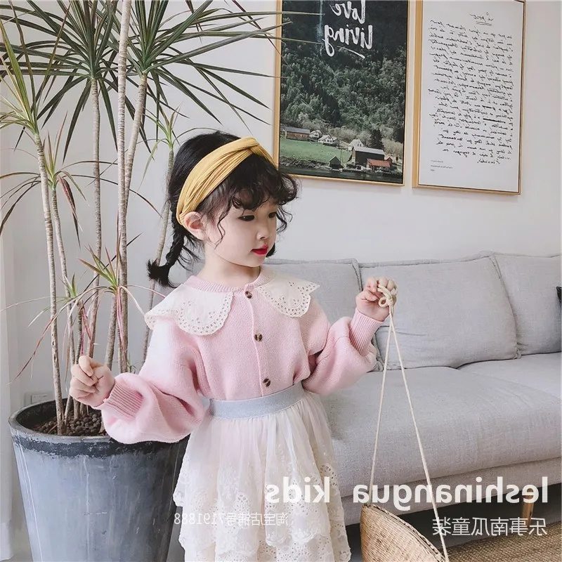 Милая осенняя одежда для маленьких девочек 2, 3, 4, 6, 8 лет, осень, Свитера для девочек, вязаный свитер, детская одежда, кардиган