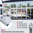 пленка на окно от солнца Односторонняя зеркальная оконная пленка теплоизоляция анти-УФ конфиденциальность самоклеющиеся декоративные оконные оттенки для домов и офисов