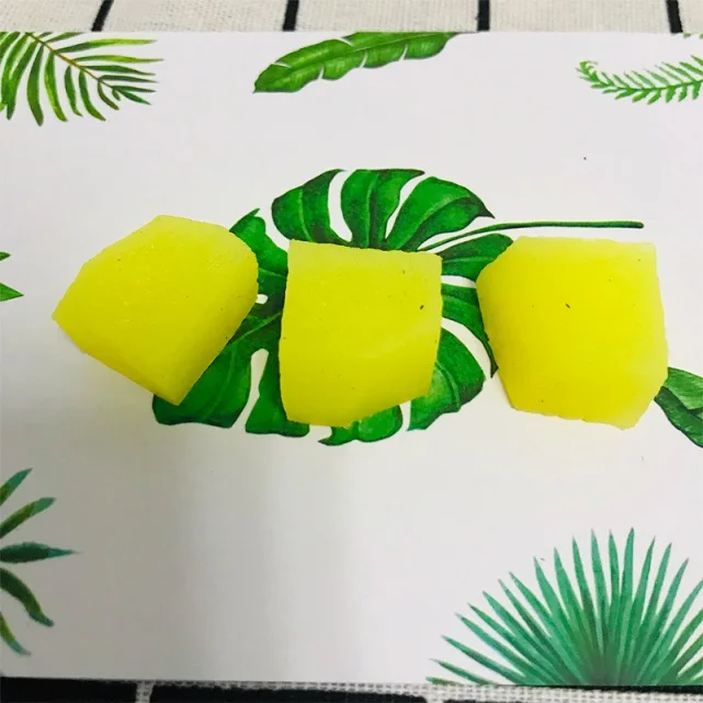yellow watermelon 3 шт. искусственные фрукты высокая имитация клубника модель манго Орнамент Ремесло реквизит для фотосъемки Рождественское украшение для окон - Цвет: yellow watermelon