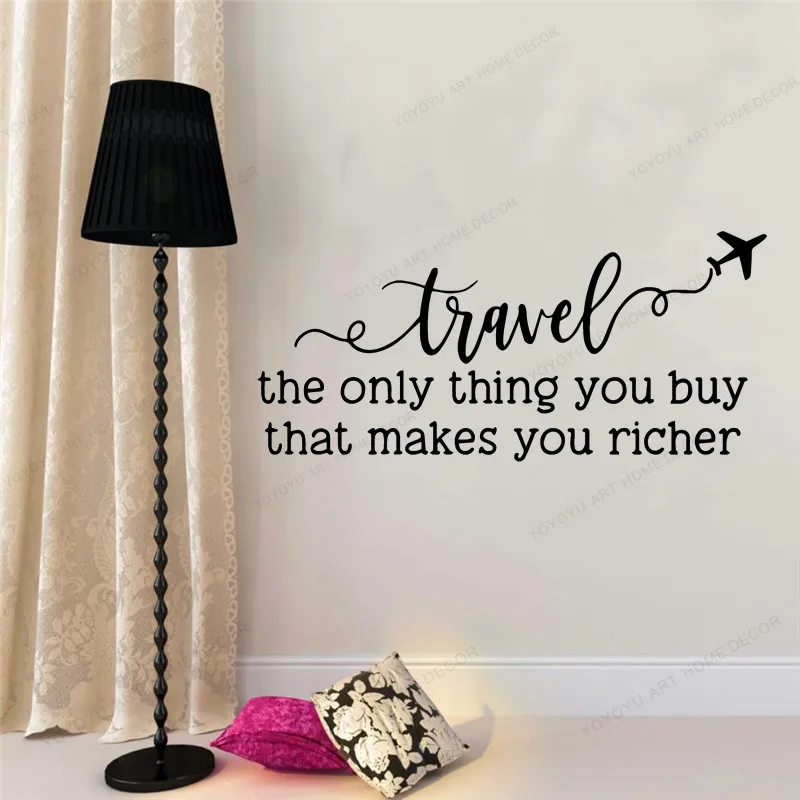 Путешествие Приключения Наклейка на стену с цитатами для мальчиков комната