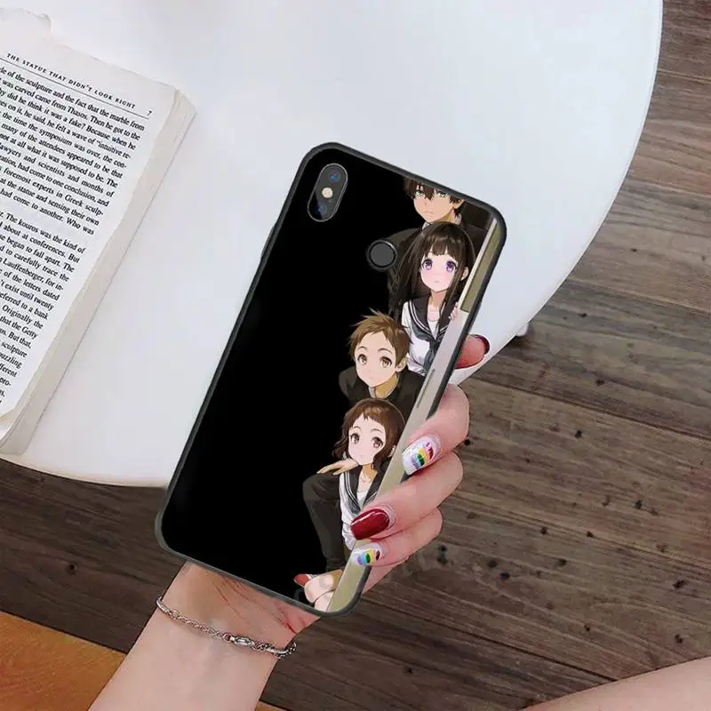 

Japan anime Hyouka Phone Case For Xiaomi Redmi note 7 8 9 t max3 s 10 pro lite Luxury brand shell funda coque