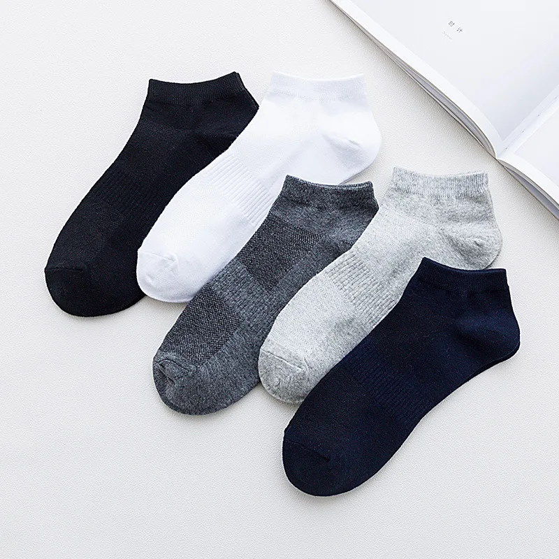10 pairslot hot sale 2020 new brand summer mens socks cotton mesh leisure sports short men high quality breathable ankle socks free global shipping