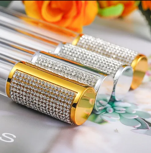 

5ml Round Clear Empty Lip Gloss Containers lipgloss Bottles Cosmetic DIY diamond lipgloss tube cosmetic containers