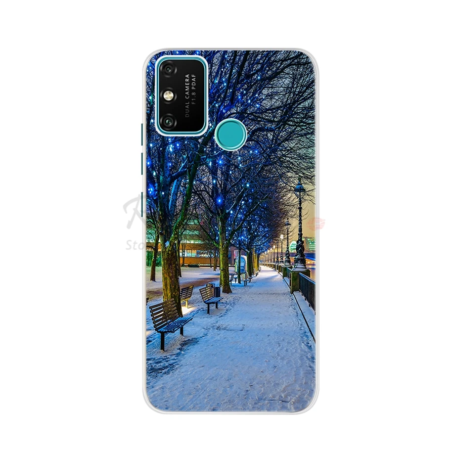 Чехол для Huawei Honor 9A Honor9A 9 A чехол силиконовый мягкий ТПУ телефона защитный бампер