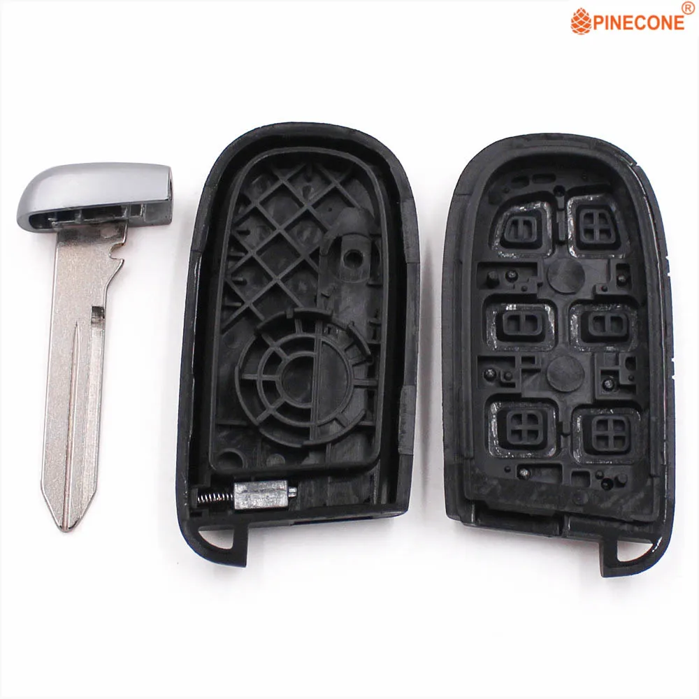 PINECONE для Jeep Dodge Journey Chrysler 3 кнопочный автомобильный брелок ключей чехол Корпус