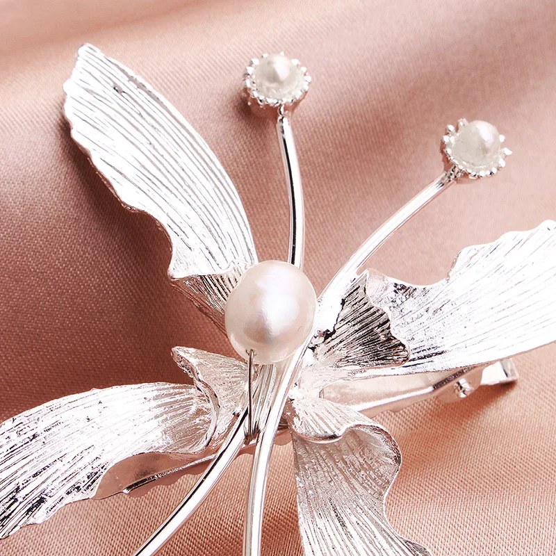 Мода бабочка шпилька простой сплав девушка заколка для волос невесты аксессуары