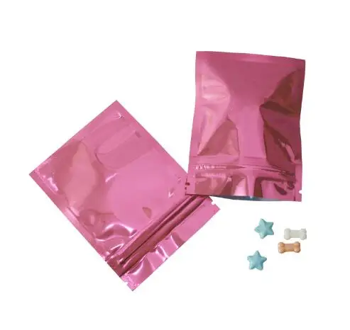 100 Pcs Pink Antistatic Aluminum Storage Bag Ziplock Bags Resealable Anti Static Pouch for Electronic Accessories Package | Дом и сад