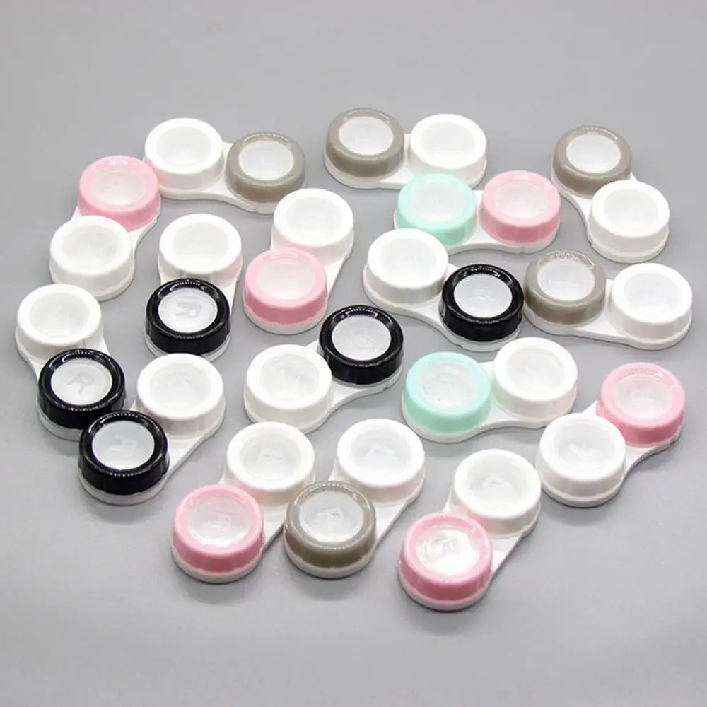 1 шт. косметический футляр для контактных линз коробка ухода за глазами двойная