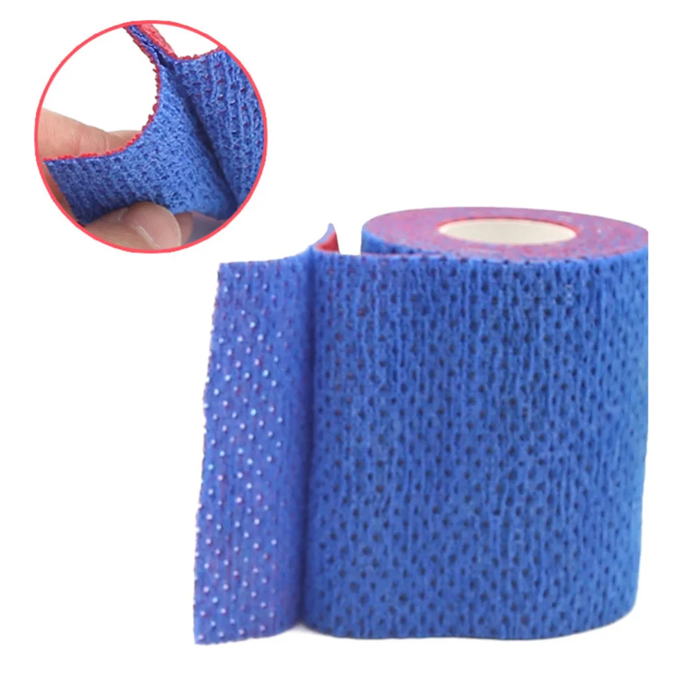 

2PCS Non-Woven Bandages Self Adhesive Wrap Tape Stretch Athletic Strong Elastic First Aid Tape